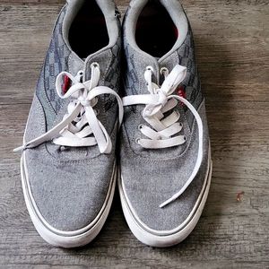 Levis gray skate shoes size 12